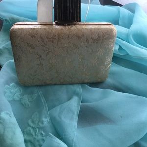 Vintage Chicago Connich Gold Clutch